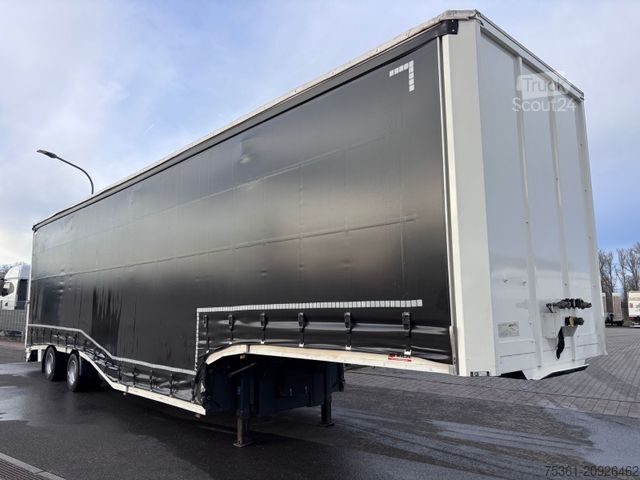 Tieflader-Sattelauflieger  Wiese Gabel Stapler Transport Tieflader WINDE