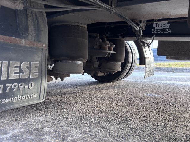 Tieflader-Sattelauflieger  Wiese Gabel Stapler Transport Tieflader WINDE