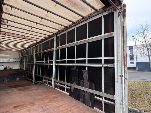 Tieflader-Sattelauflieger  Wiese Gabel Stapler Transport Tieflader WINDE