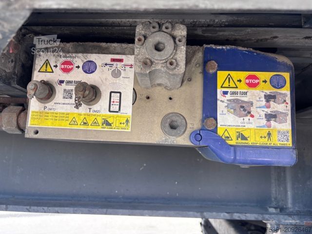 Auflieger mit Walkingfloor CARNEHL CSS/AL Schubboden Liftachse JOST Achsen
