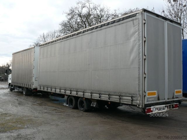 Schuifzeil bestelwagen MAN TGL 8.250 * Kompletter Zug
