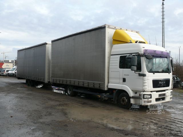 Schuifzeil bestelwagen MAN TGL 8.250 * Kompletter Zug