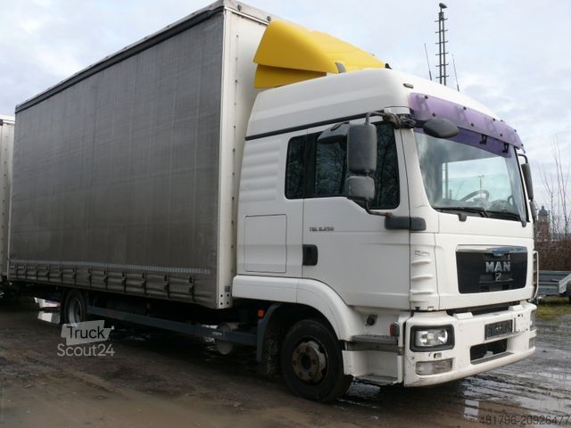 Transporter mit Pritsche & Plane MAN TGL 8.250*P+P*Euro 5*Standhzg*Klima