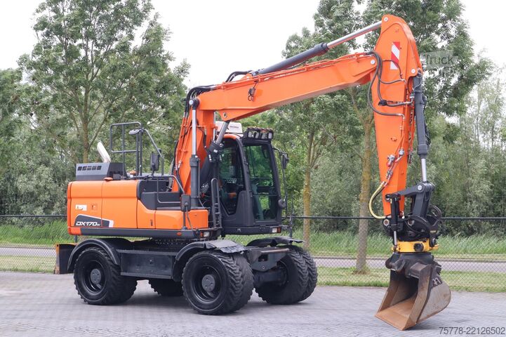 Escavatore gommato Doosan DX170W-5 | DX 170 W-5 | TILT ROTATOR | BUCKET |...