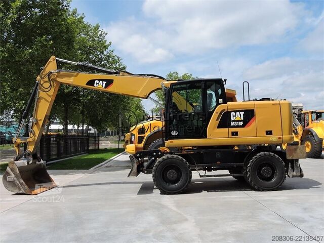 Kolesový bager CATERPILLAR M318F