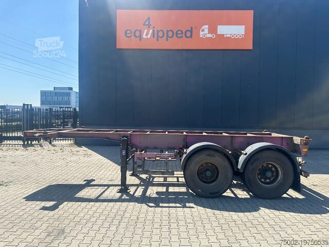 Transporte de contentores Flandria SPRING / BLATT / LAMES / BLAD, 20FT