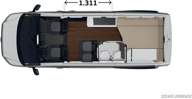 Autocaravana VOLKSWAGEN Grand California 600 177 PS Anhängerkupplung