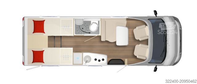 Autorulotă semi-integrată BÜRSTNER Lyseo Time Skyline 690 G AUTOMATIK / Winterpaket