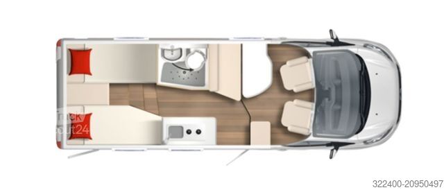 Autorulotă semi-integrată BÜRSTNER Lineo T 620 G Winter Paket