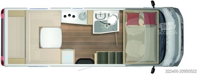 Yarı entegre karavan BÜRSTNER Lyseo Gallery TD 649 G TOP AUSSTATTUNG