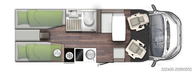 Autorulotă semi-integrată FORSTER T 699 EB SOFORT VERFÜGBAR