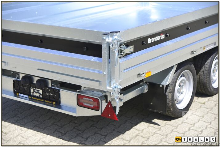 Billenő pótkocsi Brenderup BT 5325STB 3500 Profiklasse Rampen
