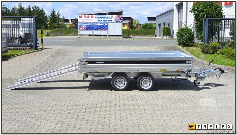 Billenő pótkocsi Brenderup BT 5325STB 3500 Profiklasse Rampen