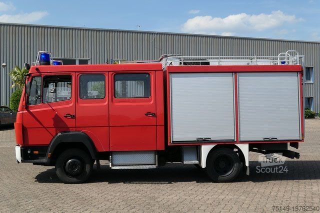 Προσαρμοσμένο φορτηγάκι MERCEDES-BENZ 814 F/Feuerwehr/Pumpe/9 Sitze