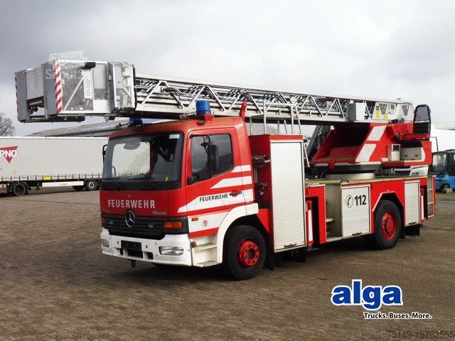 Speciale doeleinden vrachtwagen MERCEDES-BENZ 1528 ATEGO 4x2, Drehleiter DL23-12, Metz, 30m