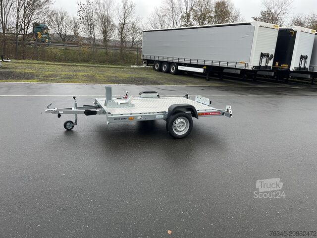 Motociklų priekaba Temared MOTOQUAD 2616 Motorrad Quad Anhänger Alu