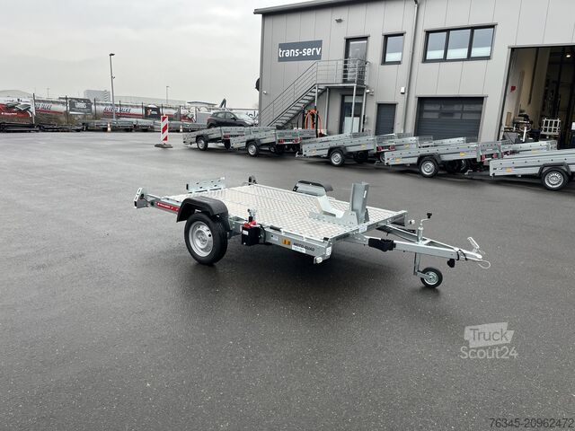 Motociklų priekaba Temared MOTOQUAD 2616 Motorrad Quad Anhänger Alu