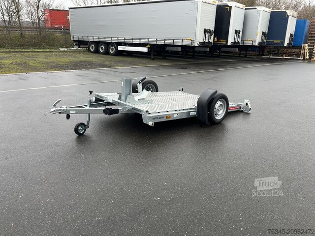 Motociklų priekaba Temared MOTOQUAD 2616 Motorrad Quad Anhänger Alu