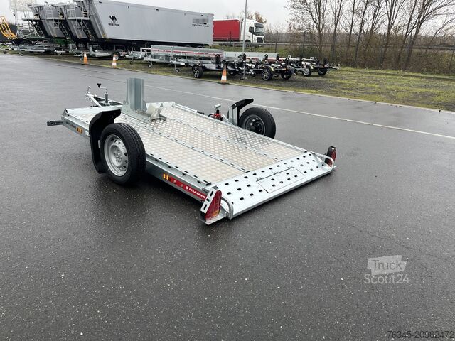 Motociklų priekaba Temared MOTOQUAD 2616 Motorrad Quad Anhänger Alu