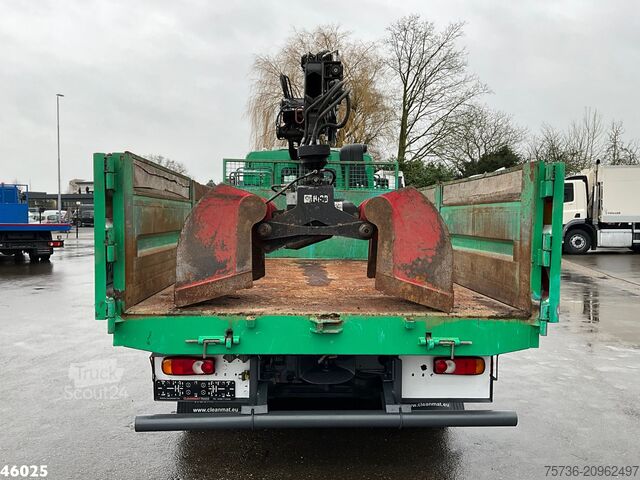 Ανατρεπόμενο όχημα με γερανό DAF FA 45 LF 220 Hiab 8 Tonmeter laadkraan Just 53...