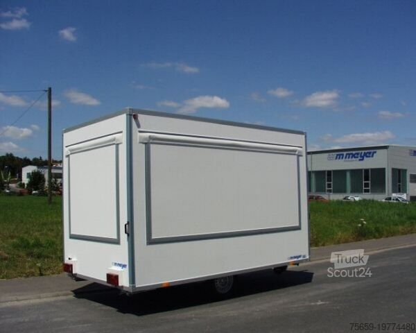 Pardavimo priekaba Wm Meyer Imbiss Verkaufsanhänger Verkaufswagen NEU 2x KLappe Sofort