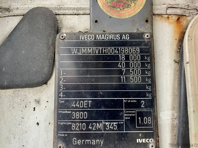 Standaard-SZM Iveco Eurostar 440.42 euro 2 MANUAL INJECTOR!