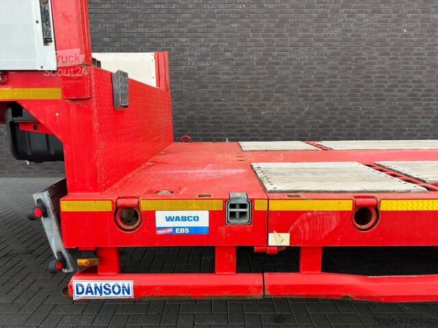 Semi-remorque surbaissée Danson HLB45 2-AXEL EXTENDABLE SEMI DIEPLADER/TIEFLADE...