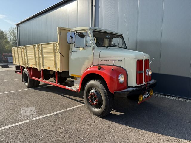 Lastplattform Scania 50 L5046 – 4x2 classic oldtimer open box truck