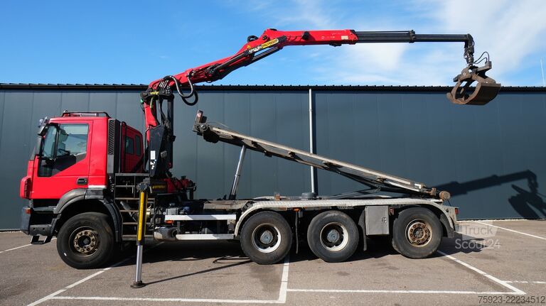 Krano sunkvežimis Iveco Trakker 410 8x4 Cable system with Crane