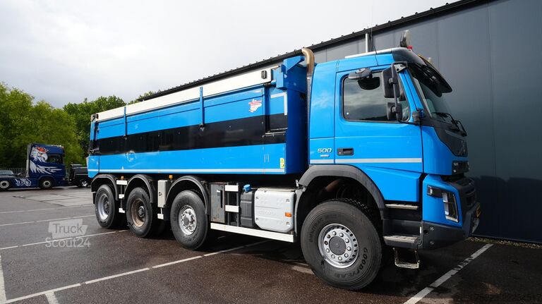 Teherautó Volvo FMX 500 8x8 tipper 342.000km
