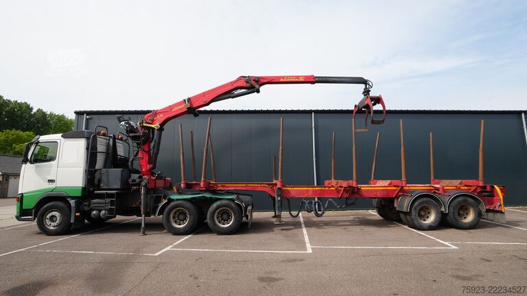 Krano sunkvežimis Volvo FH 460 6x4 combi with Palfinger SRX 47 crane an...
