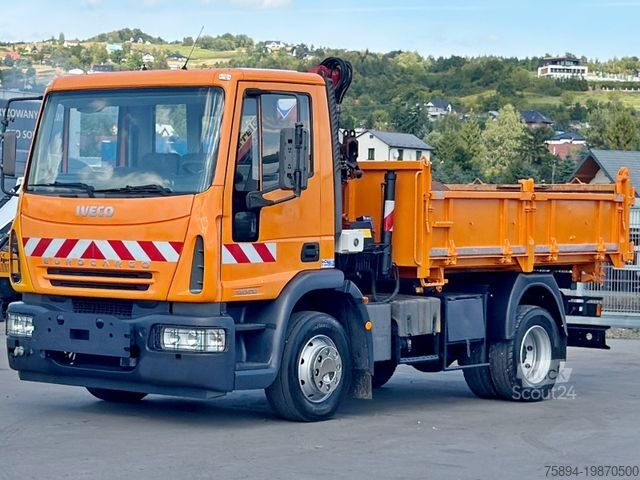 Ανατρεπόμενο φορτηγό IVECO EUROCARGO 120E18 * HMF 403 K1 * TOPZUSTAND
