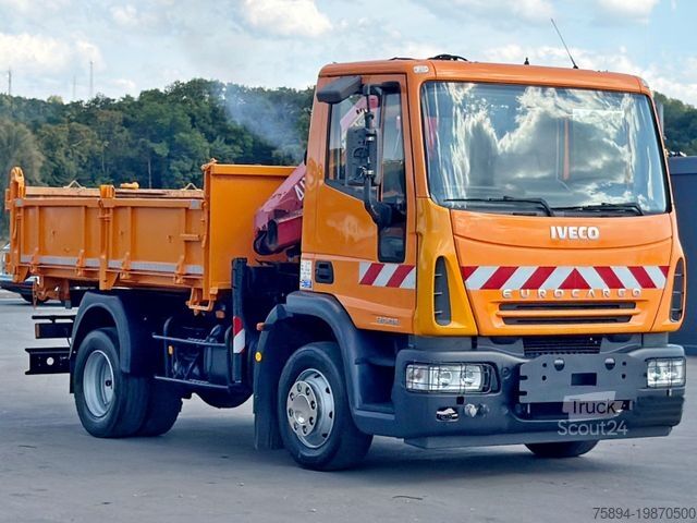 Ανατρεπόμενο φορτηγό IVECO EUROCARGO 120E18 * HMF 403 K1 * TOPZUSTAND