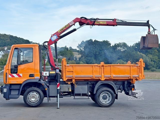 Ανατρεπόμενο φορτηγό IVECO EUROCARGO 120E18 * HMF 403 K1 * TOPZUSTAND