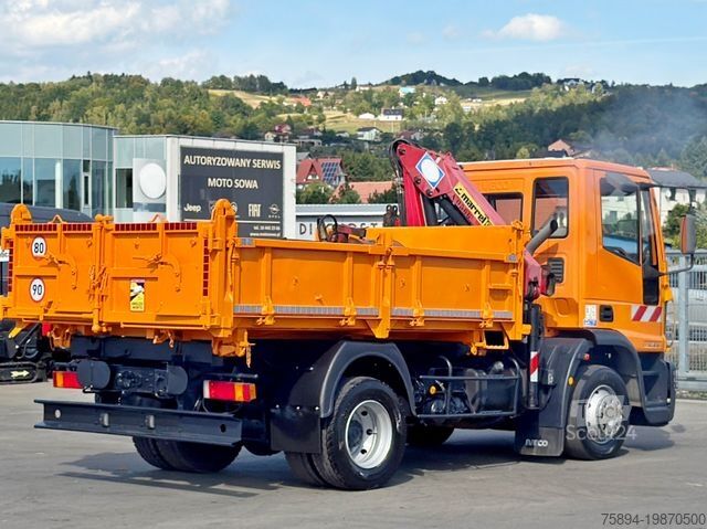 Ανατρεπόμενο φορτηγό IVECO EUROCARGO 120E18 * HMF 403 K1 * TOPZUSTAND
