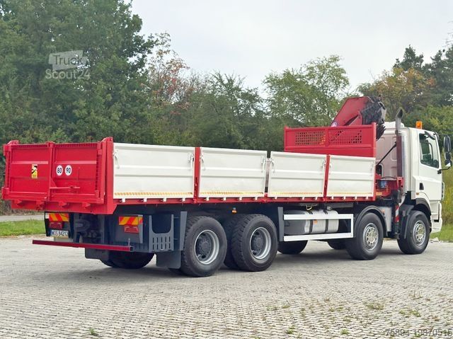 Grue montée sur camion DAF CF 85.380 * HMF 2823 K6 (B3) + FUNK * 8x4 * TOP