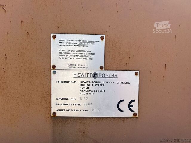 Screener Hako Hewitt Robins E 13