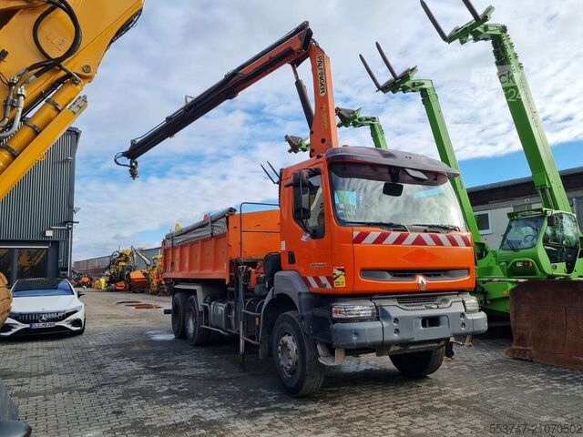Tipper with crane Renault Kerax 370-26