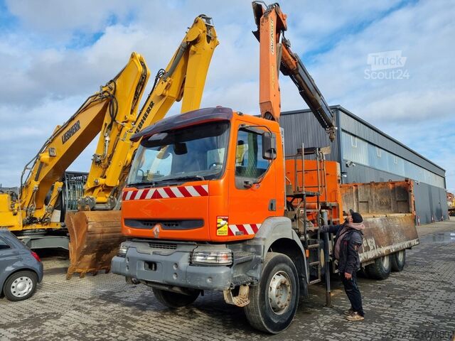 Tipper with crane Renault Kerax 370-26