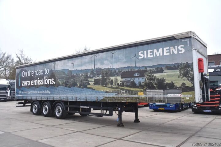 Sliding tarpaulins Schwarzmüller S1 - SLIDING CURTAINS/ROOF - COIL - BPW AXLES -...