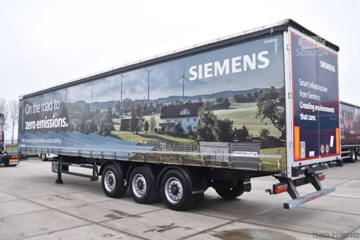 Sliding tarpaulins Schwarzmüller S1 - SLIDING CURTAINS/ROOF - COIL - BPW AXLES -...