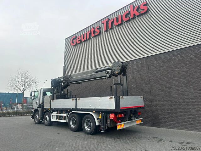 Crane truck Mercedes-Benz Axor 3243 8X4 BB + MKG HMK 350  + JIB MONTAGEKR...