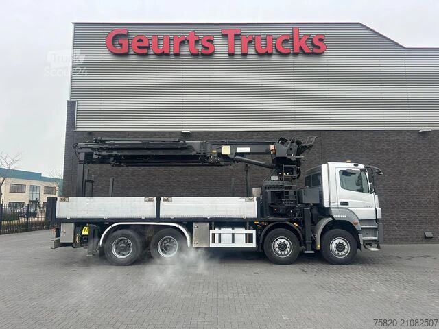Crane truck Mercedes-Benz Axor 3243 8X4 BB + MKG HMK 350  + JIB MONTAGEKR...