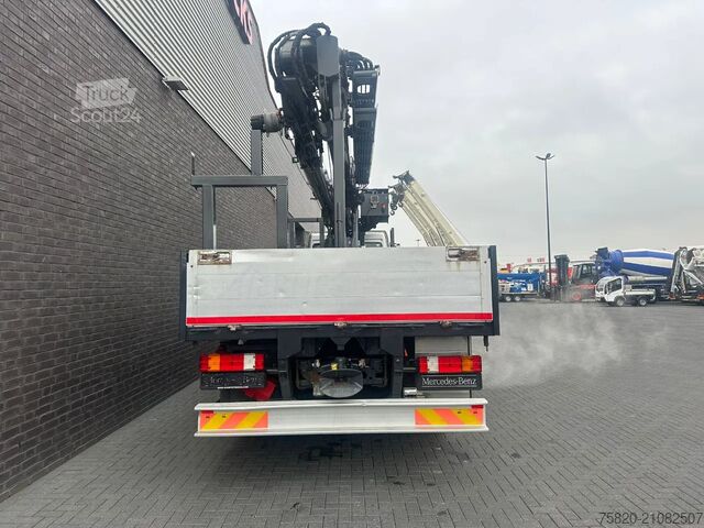 Crane truck Mercedes-Benz Axor 3243 8X4 BB + MKG HMK 350  + JIB MONTAGEKR...