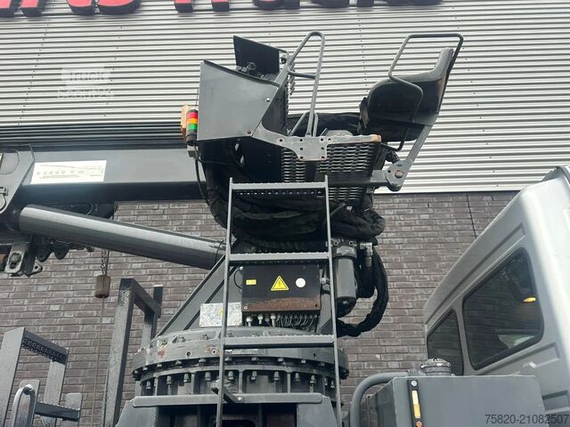 Crane truck Mercedes-Benz Axor 3243 8X4 BB + MKG HMK 350  + JIB MONTAGEKR...
