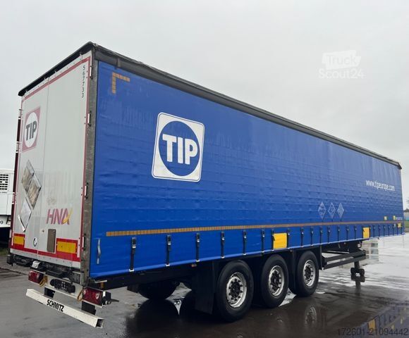 Open semitrailer with tarp SCHMITZ CARGOBULL S01 / Plane Speed Curtain / Edscha / Rungen