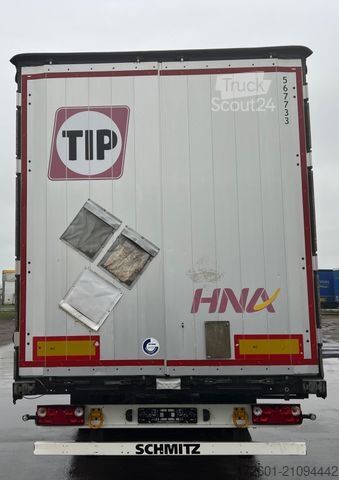 Open semitrailer with tarp SCHMITZ CARGOBULL S01 / Plane Speed Curtain / Edscha / Rungen