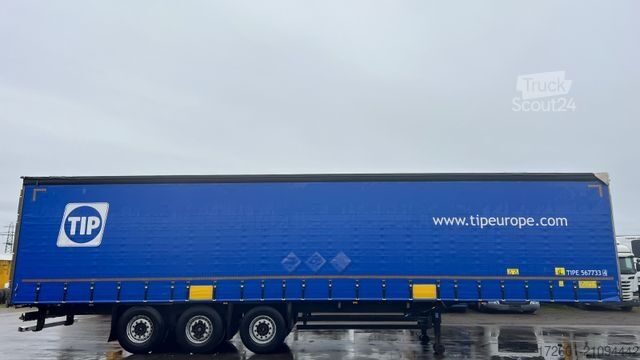 Open semitrailer with tarp SCHMITZ CARGOBULL S01 / Plane Speed Curtain / Edscha / Rungen