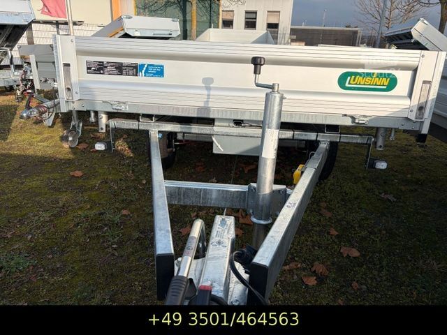Three-way tipper trailer UNSINN FZ-TECHNIK WEB DK 3-Seitenkipper 306x175 cm, 2,6 t  E-Pumpe