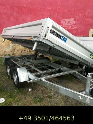 Three-way tipper trailer UNSINN FZ-TECHNIK WEB DK 3-Seitenkipper 306x175 cm, 2,6 t  E-Pumpe
